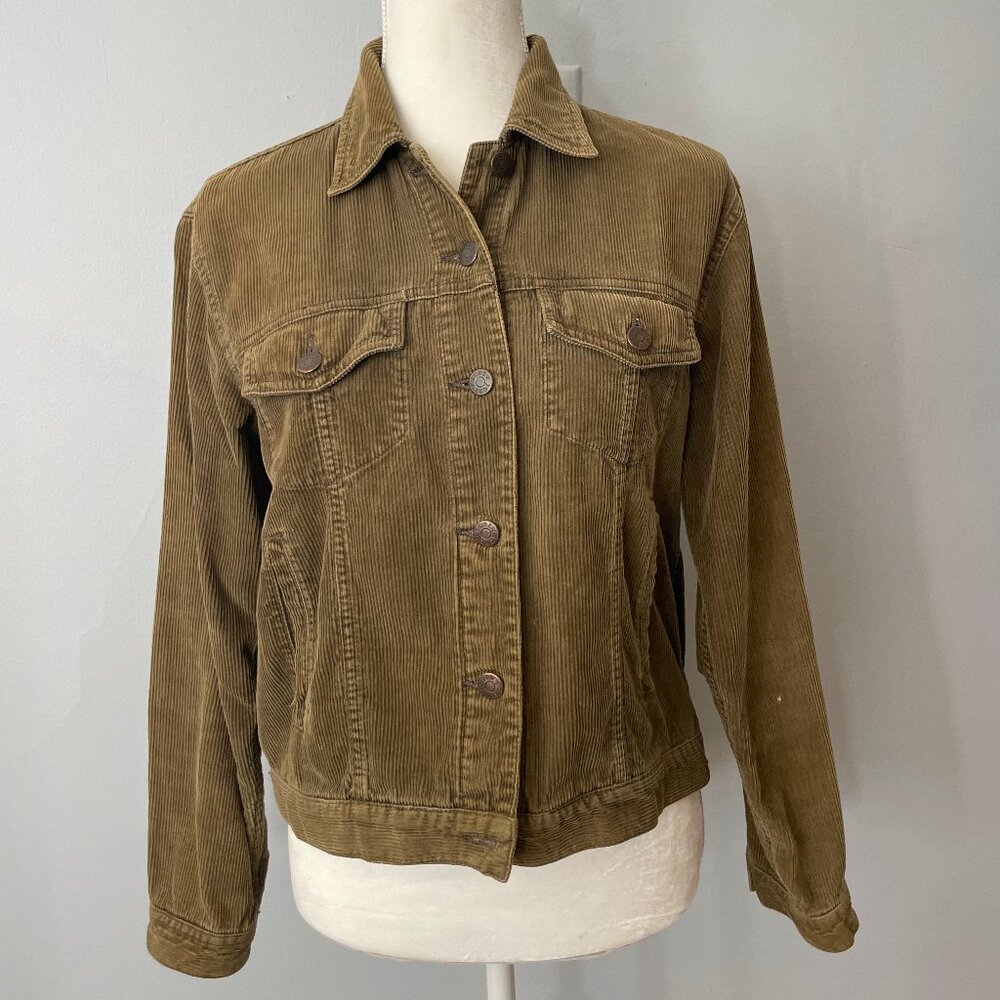 J. Crew Women's Brown Corduroy Trucker Jacket - Size S